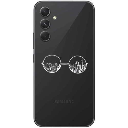 Samsung  Galaxy A05s Sunglasses Transparent Silicone TPU Θήκη