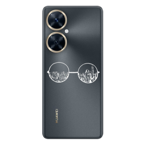 Huawei Nova 11i Sunglasses Transparent Silicone TPU Θήκη