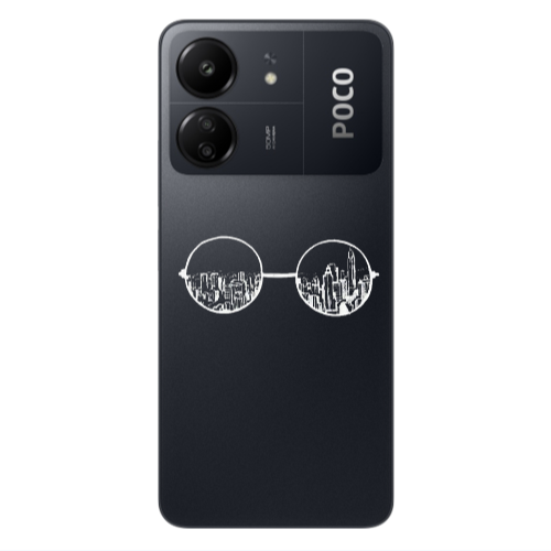 Xiaomi Poco C65 Sunglasses Transparent Silicone TPU Θήκη