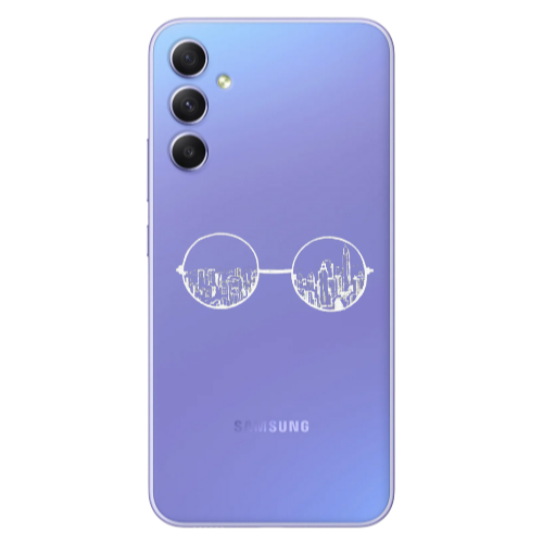 Samsung A16 Sunglasses Transparent Silicone TPU Θήκη