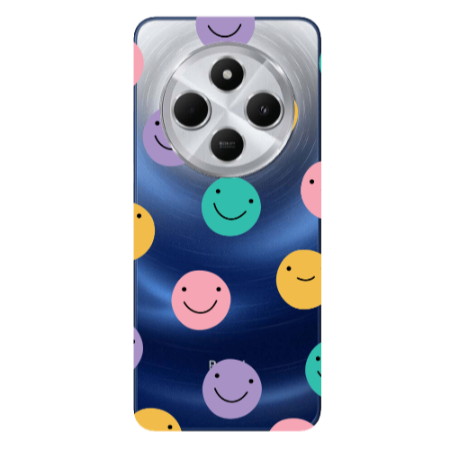 Xiaomi Redmi 14c Colorful smiles Transparent Silicone TPU Θήκη