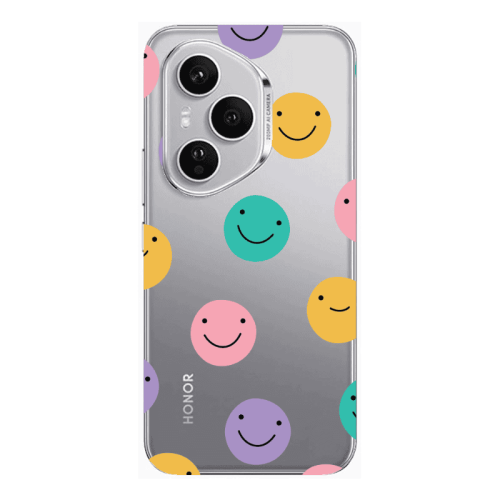 Honor Magic 400 Pro Colorful smiles Transparent Silicone TPU Θήκη