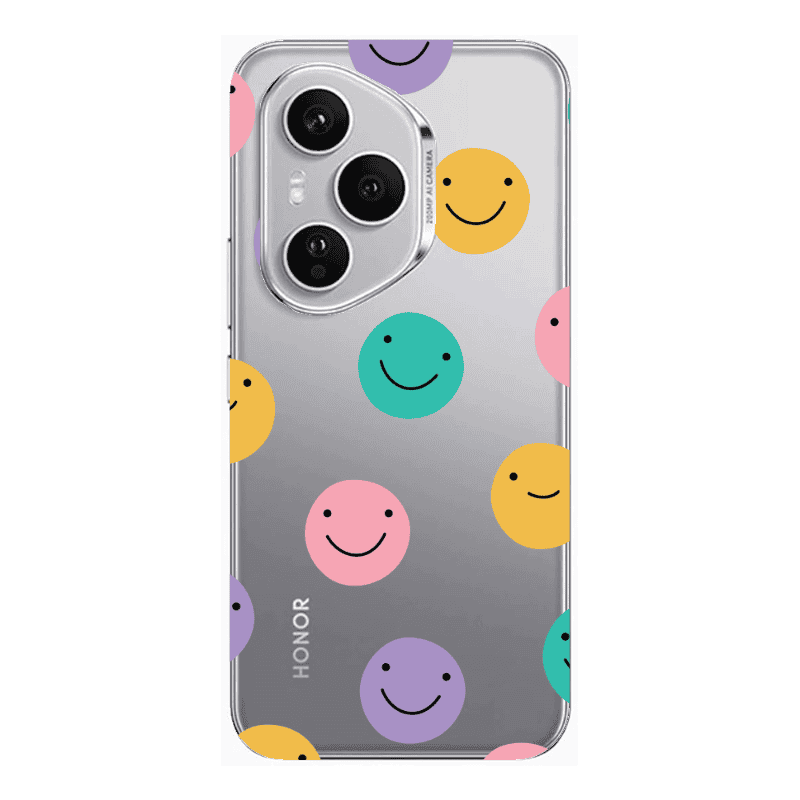 Honor Magic 400 Pro Colorful smiles Transparent Silicone TPU Θήκη