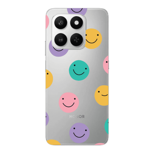 Honor Magic 400 Smart Colorful smiles Transparent Silicone TPU Θήκη