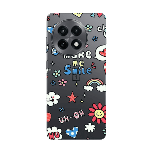 Oneplus 13 5G Rainbow flowers Transparent Silicone TPU Θήκη