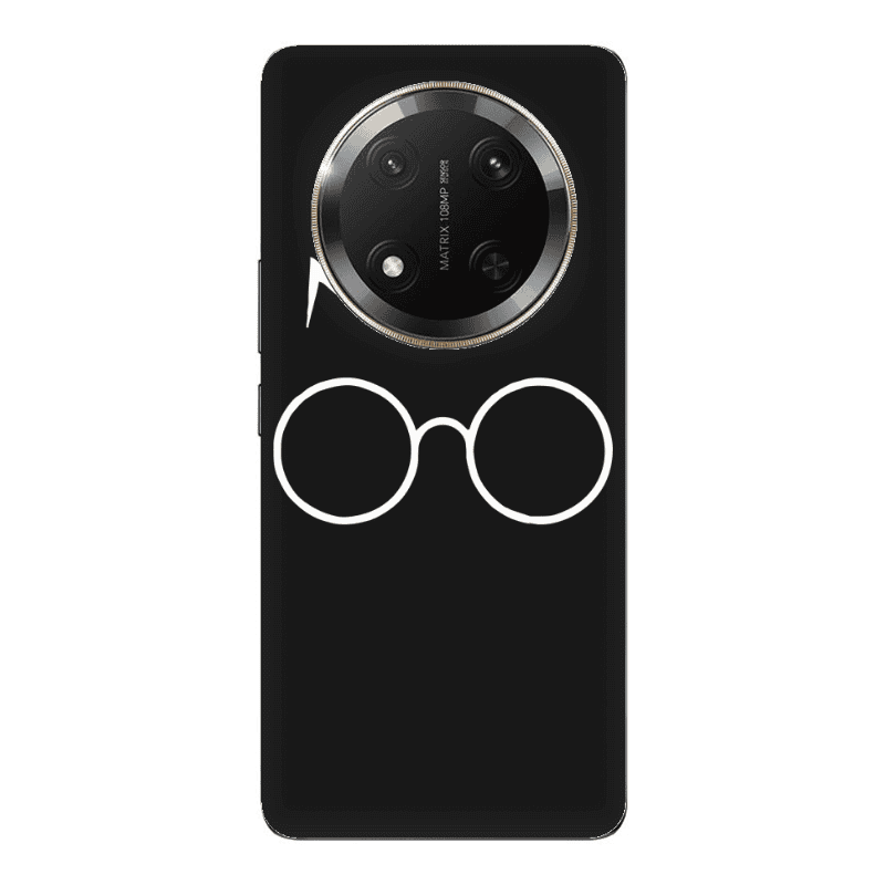 Honor Magic 7 Lite glasses Black Colored Silicone TPU Θήκη