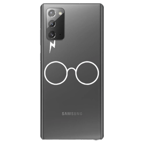 Samsung Note 20 glasses Transparent Silicone TPU Θήκη