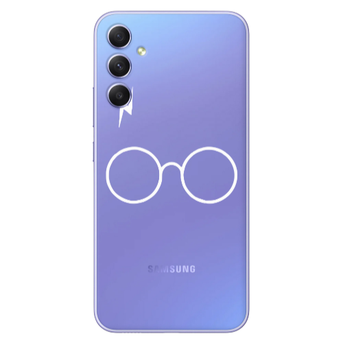 Samsung A34 glasses Transparent Silicone TPU Θήκη