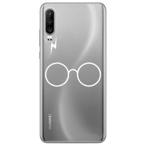 Huawei P30 glasses Transparent Silicone TPU Θήκη