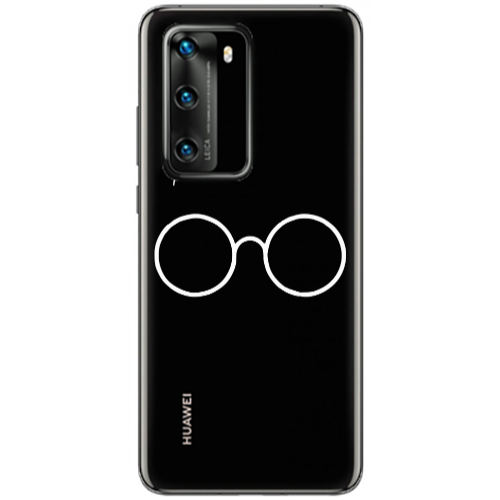 Huawei P40 glasses Transparent Silicone TPU Θήκη