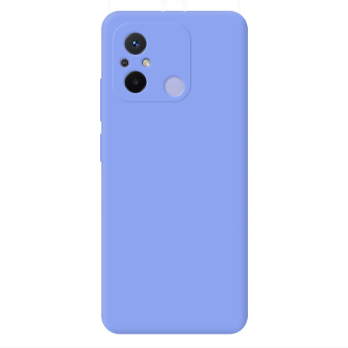 Xiaomi Redmi 12C glasses Light Purple Colored Silicone TPU Θήκη