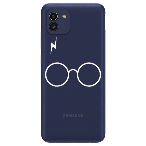 Samsung A03 glasses Transparent Silicone TPU Θήκη