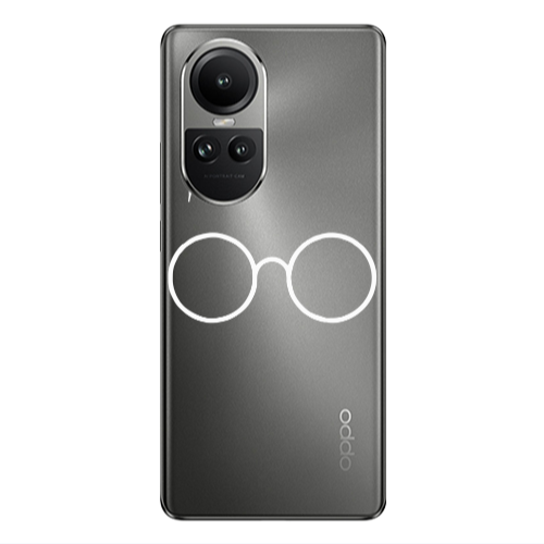 Oppo Reno10 5G glasses Transparent Silicone TPU Θήκη
