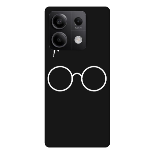 Xiaomi Redmi Note 13 5G glasses Black Colored Silicone TPU Θήκη