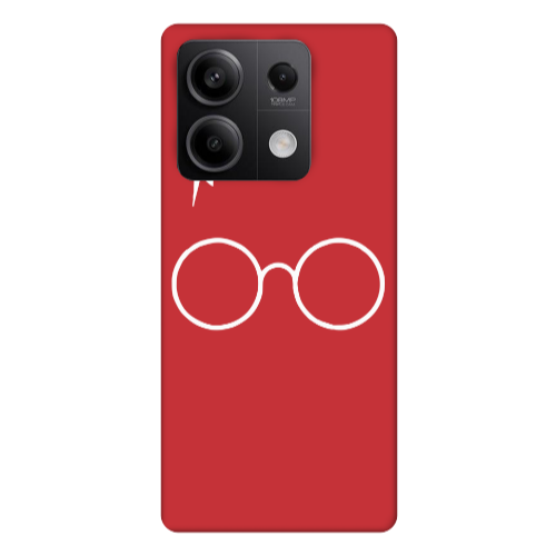 Xiaomi Redmi Note 13Pro 5G glasses Red Colored Silicone TPU Θήκη