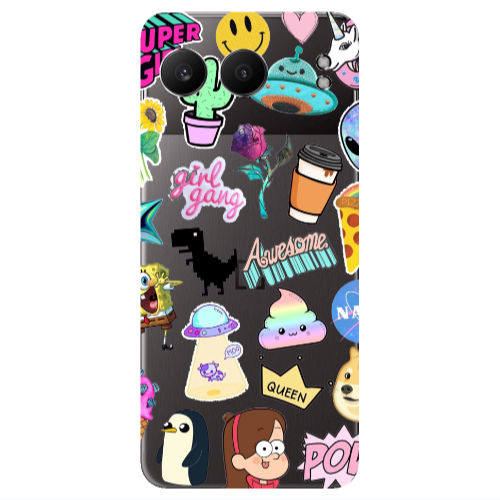 Oneplus Nord 4 Cartoon queen Transparent Silicone TPU Θήκη
