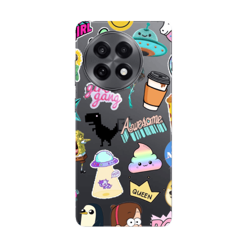 Oneplus 13 5G Cartoon queen Transparent Silicone TPU Θήκη