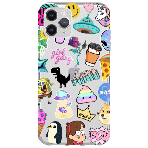 Apple iPhone 13 Pro Max Cartoon queen Transparent Silicone TPU Θήκη