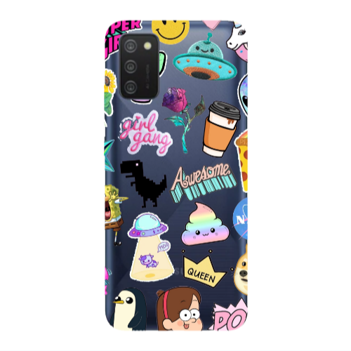 Samsung A03S Cartoon queen Transparent Silicone TPU Θήκη