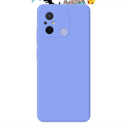 Xiaomi Redmi 12C Cartoon queen Light Purple Colored Silicone TPU Θήκη