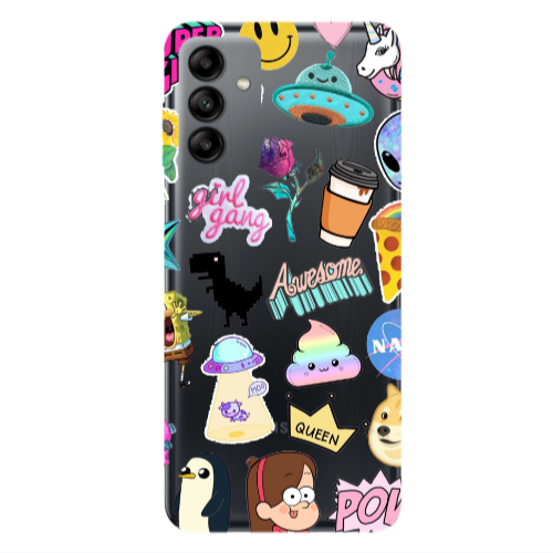 Samsung A13 5G Cartoon queen Transparent Silicone TPU Θήκη