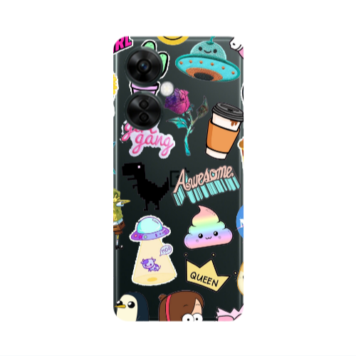 Oneplus Nord CE 3 Lite 5G Cartoon queen Transparent Silicone TPU Θήκη