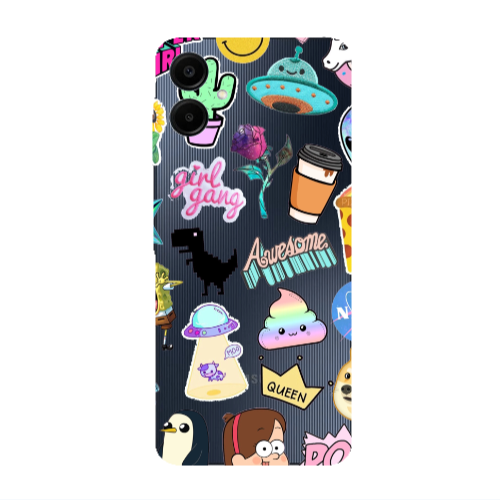 Samsung A06 Cartoon queen Transparent Silicone TPU Θήκη