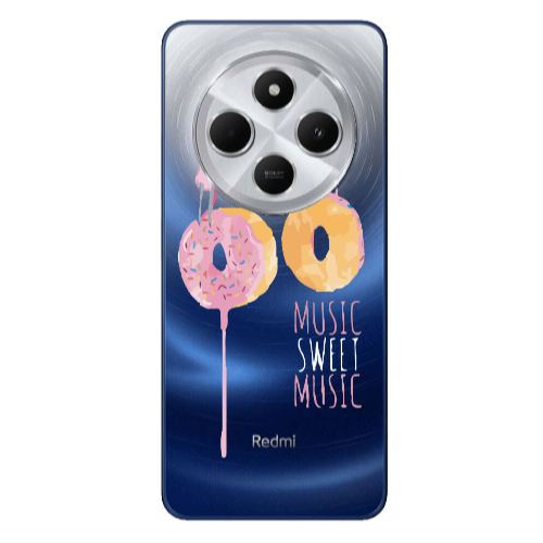 Xiaomi Redmi 14c Donut earphone Transparent Silicone TPU Θήκη