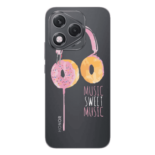 Honor 400 Lite Donut earphone Transparent Silicone TPU Θήκη