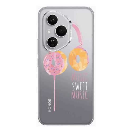 Honor Magic 400 Pro Donut earphone Transparent Silicone TPU Θήκη