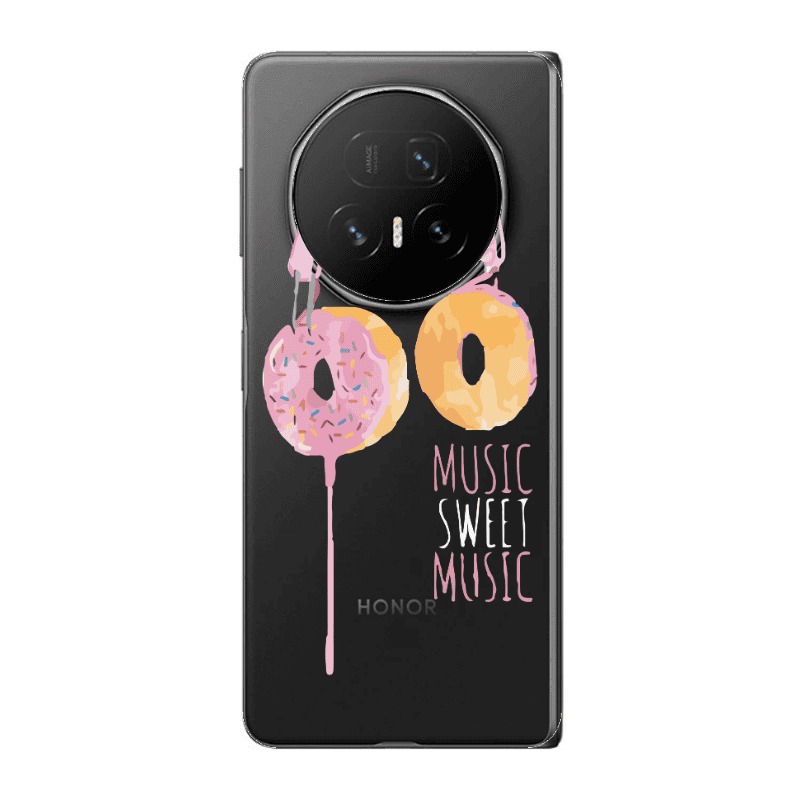 Honor Magic V5 Donut earphone Transparent Silicone TPU Θήκη