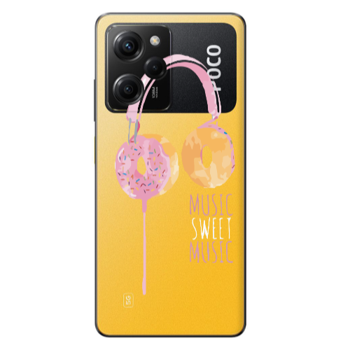 Xiaomi Poco X5 Pro Donut earphone Transparent Silicone TPU Θήκη