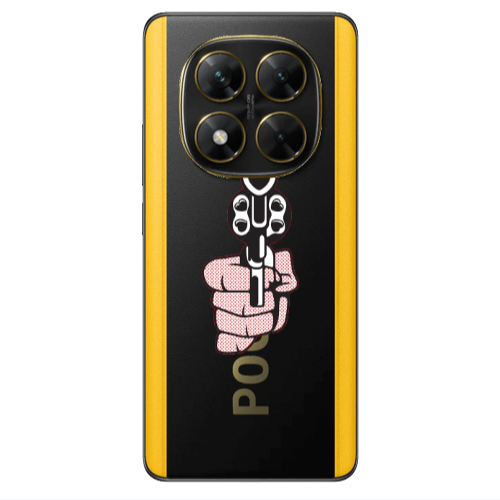 Xiaomi Poco X7 Heart gun Transparent Silicone TPU Θήκη