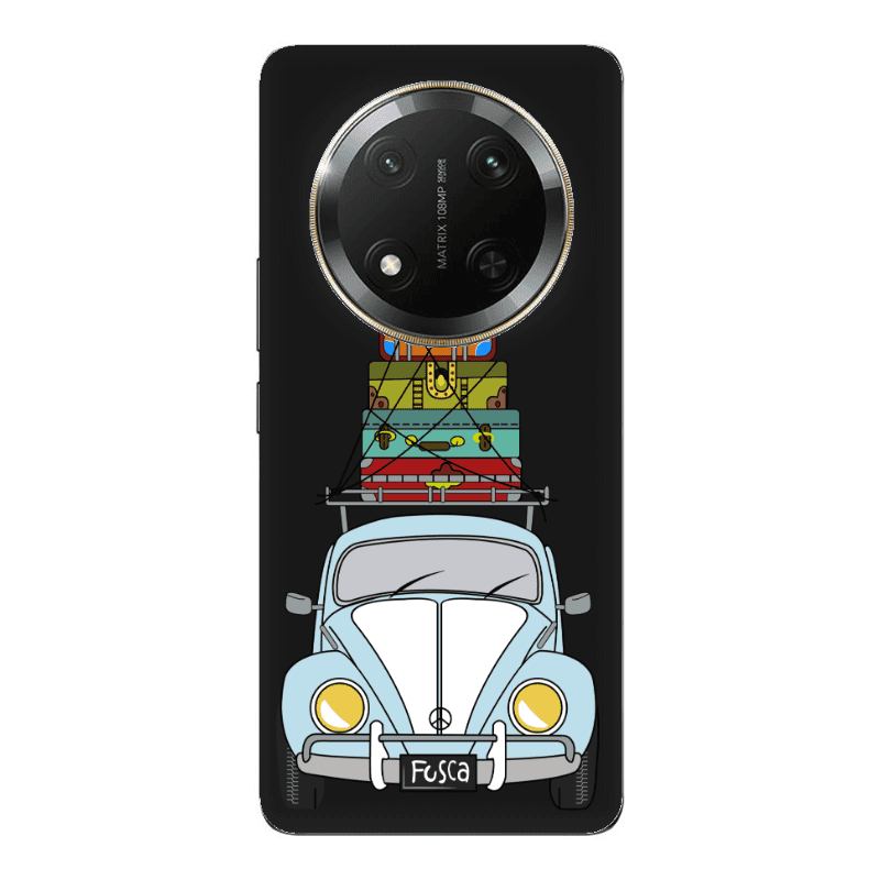 Honor Magic 7 Lite Holiday journey Black Colored Silicone TPU Θήκη