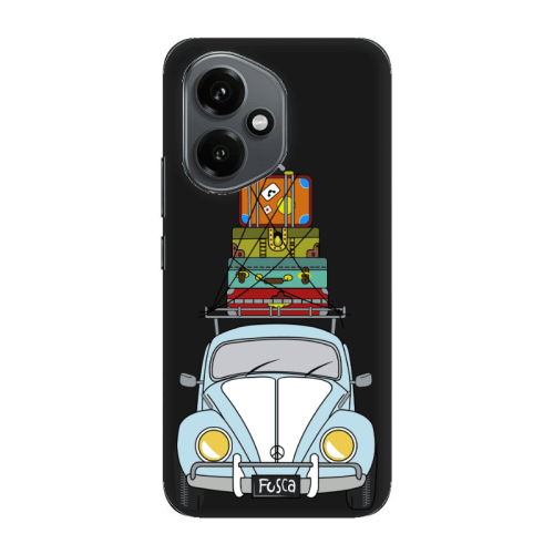 Honor Magic 400 Holiday journey Black Colored Silicone TPU Θήκη