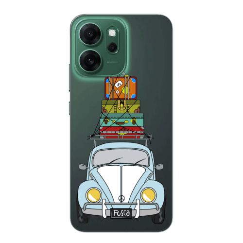 Oppo 14 F Holiday journey Transparent Silicone TPU Θήκη