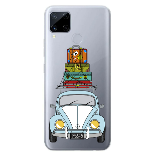 Realme C25 Holiday journey Transparent Silicone TPU Θήκη