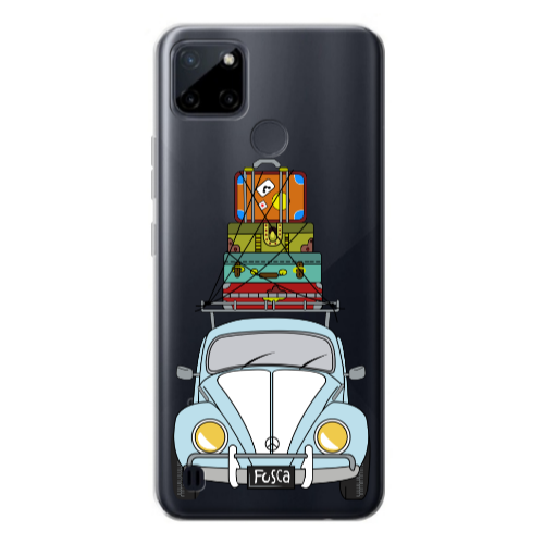 Realme C25Y Holiday journey Transparent Silicone TPU Θήκη