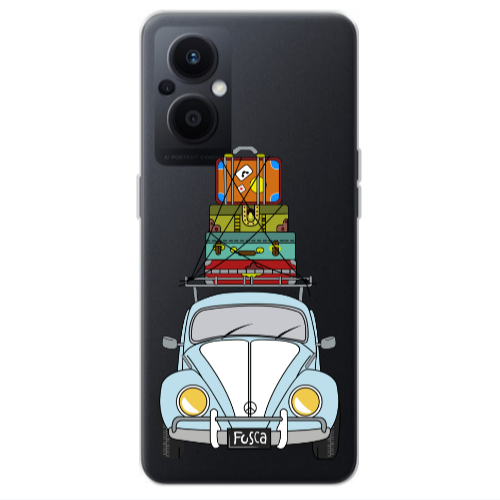 Oppo Reno 7 Lite Holiday journey Transparent Silicone TPU Θήκη