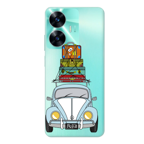 Realme C55 Holiday journey Transparent Silicone TPU Θήκη