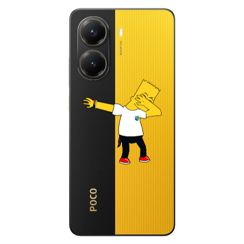 Xiaomi Poco X7 Pro Simpsons2 Transparent Silicone TPU Θήκη