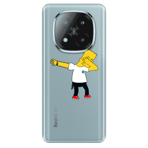 Xiaomi Redmi Note 14 Pro + 5g Simpsons2 Transparent Silicone TPU Θήκη