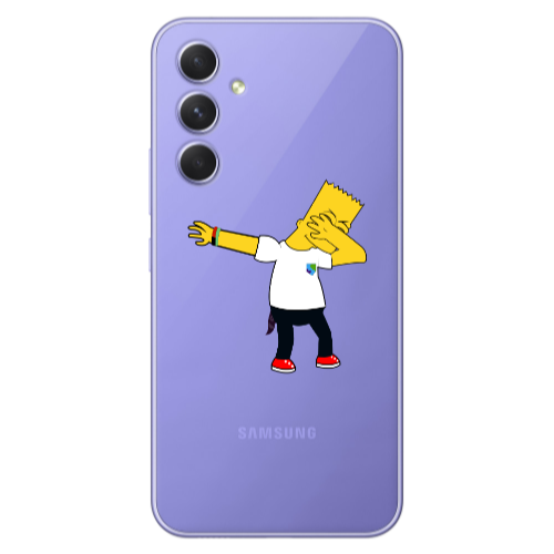 Samsung A56 Simpsons2 Transparent Silicone TPU Θήκη
