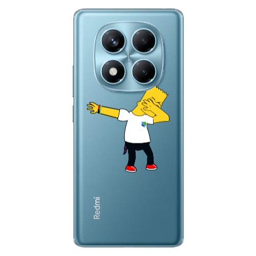 Xiaomi Redmi Note 14 Pro Simpsons2 Transparent Silicone TPU Θήκη