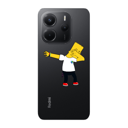 Xiaomi Redmi Note 14 Simpsons2 Transparent Silicone TPU Θήκη