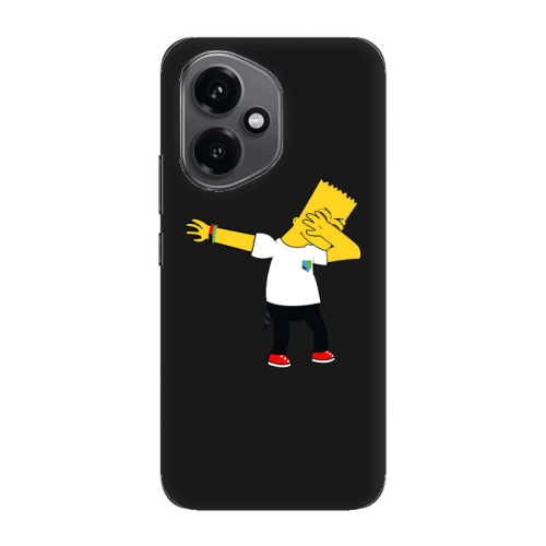 Honor Magic 400 Simpsons2 Black Colored Silicone TPU Θήκη