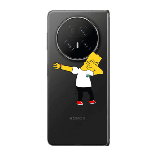 Honor Magic V5 Simpsons2 Transparent Silicone TPU Θήκη