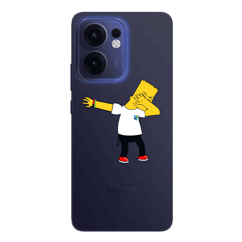 Oppo Reno13 FS Simpsons2 Transparent Silicone TPU Θήκη