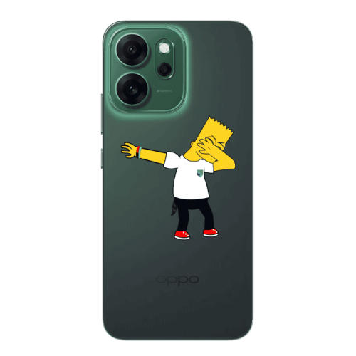 Oppo 14 F Simpsons2 Transparent Silicone TPU Θήκη
