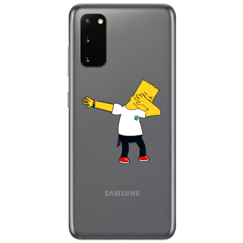 Samsung S20 Simpsons2 Transparent Silicone TPU Θήκη